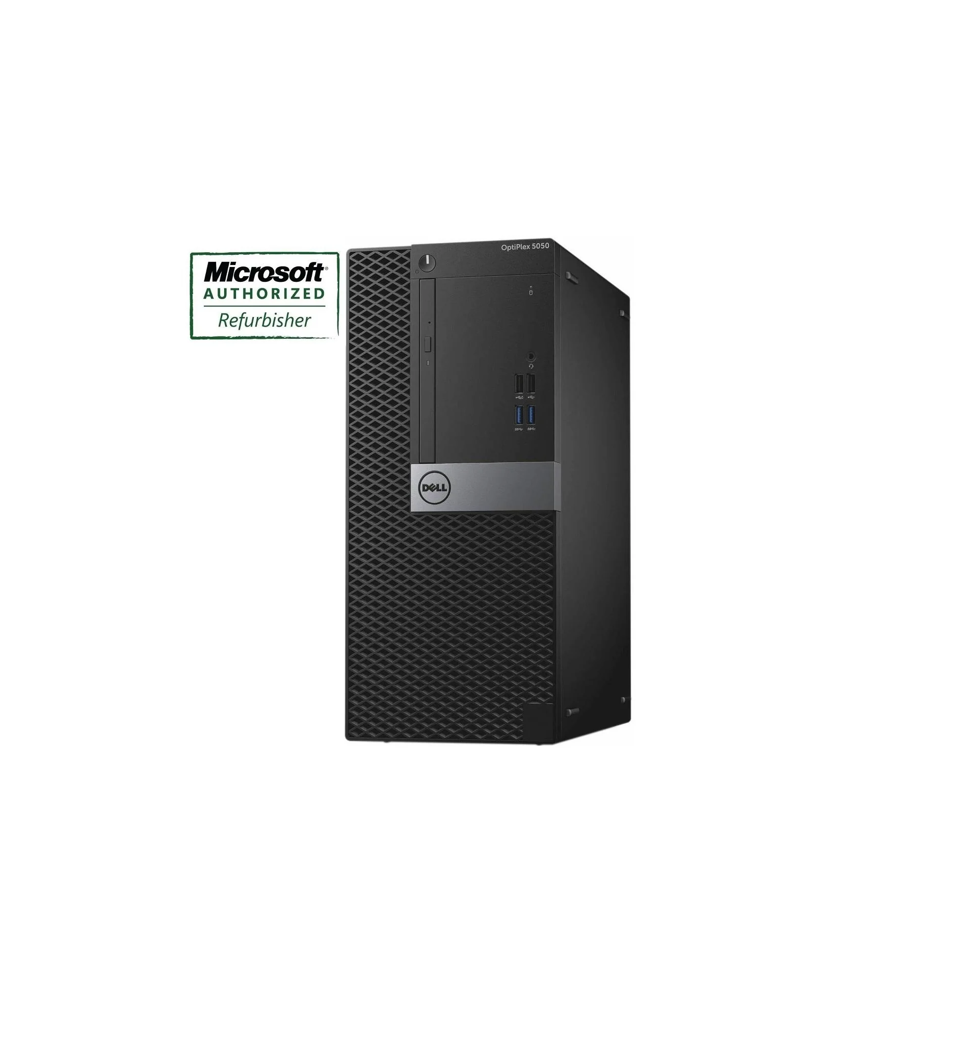 Dell OptiPlex 5050 Tower i5-6500 3.2GHz ,8GB RAM 256GB Solid State Drive Windows 10 Pro - Refurbished