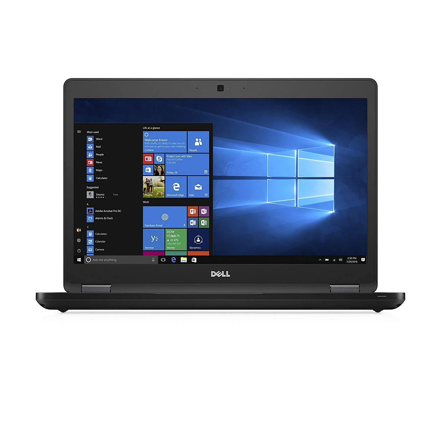 Dell 5480 Latitude 14" Laptop i7-6600U 2.6GHz 16GB RAM, 256GB Solid State Drive, Windows 10 Pro - Refurbished - Image 3