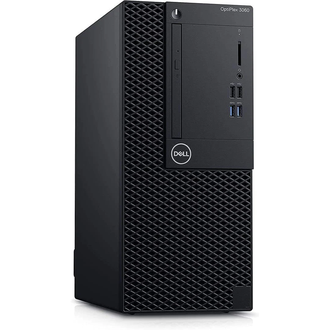 Dell OptiPlex 3060 Tower Desktop Intel i5-8500 3.00 GHz 16GB 256GB SSD Windows 11 Pro Refurbished