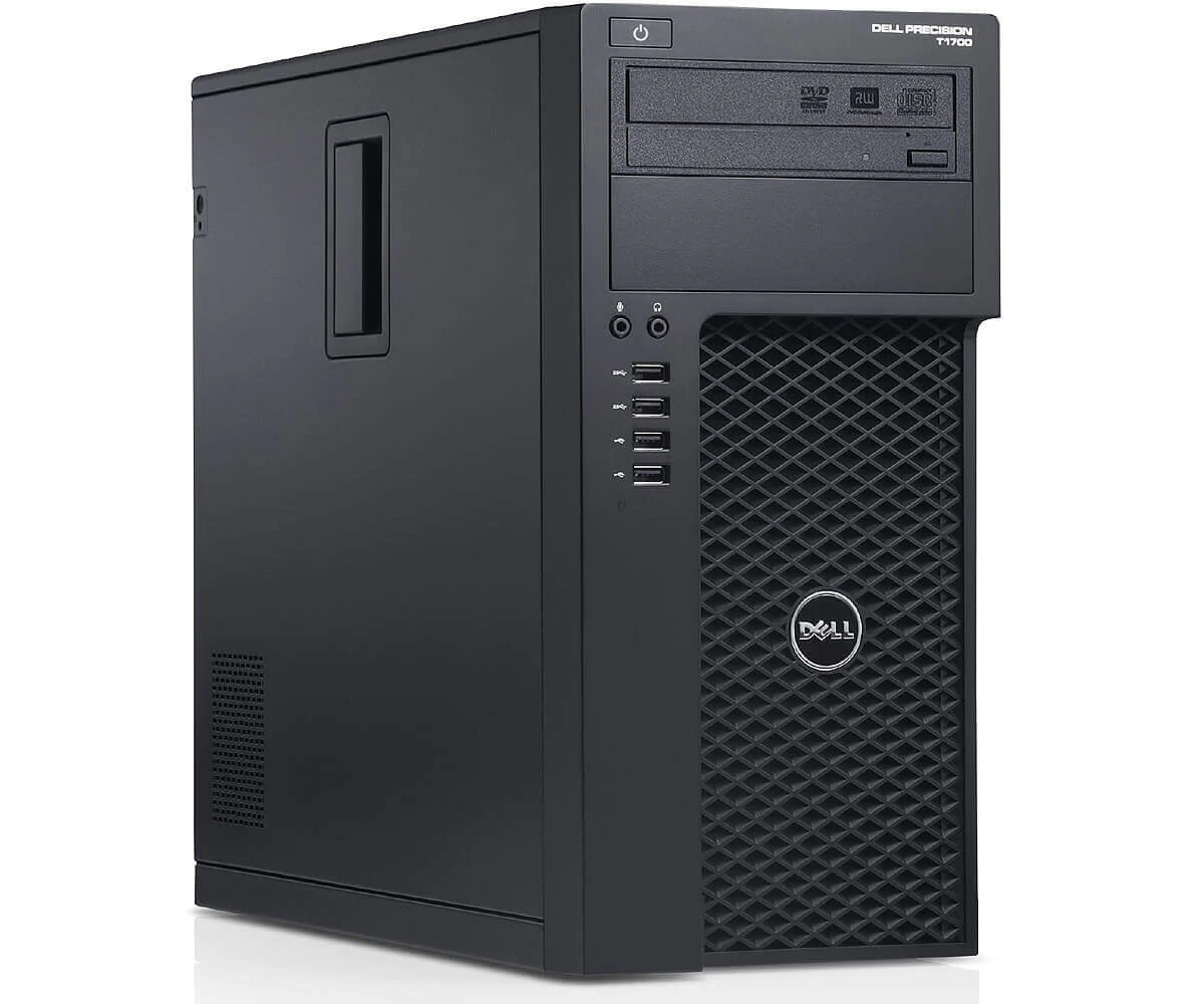 Dell T1700 Tower Intel i5 - 4570, 3.2GHz 32GB RAM 1TB SSD DVD Win10Pro - Refurbished