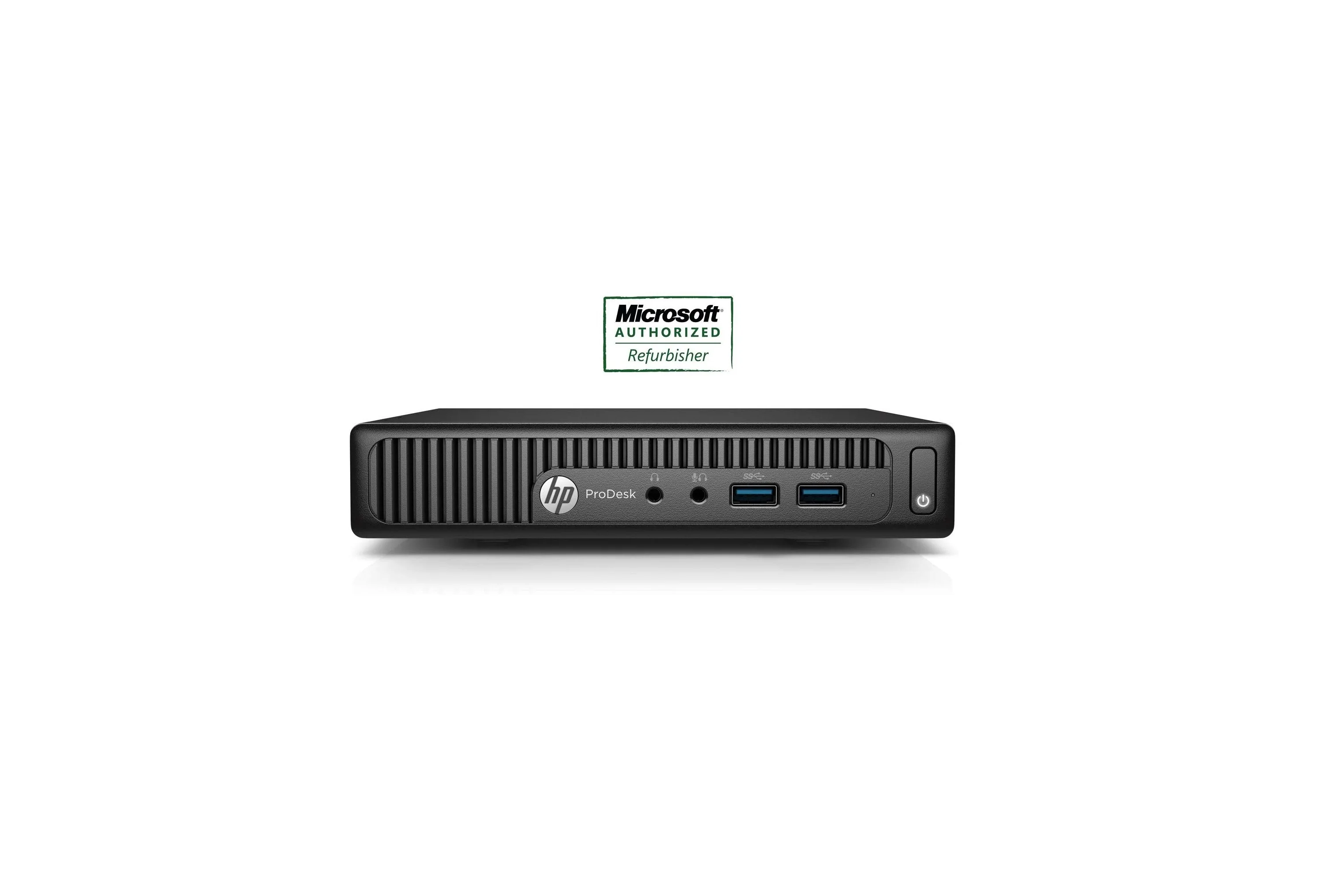 HP ProDesk 400 G2 Mini Desktop i5-6400T, 2.2GHz, 8GB RAM, 256GB Solid State Drive, Windows 10 Pro - Refurbished