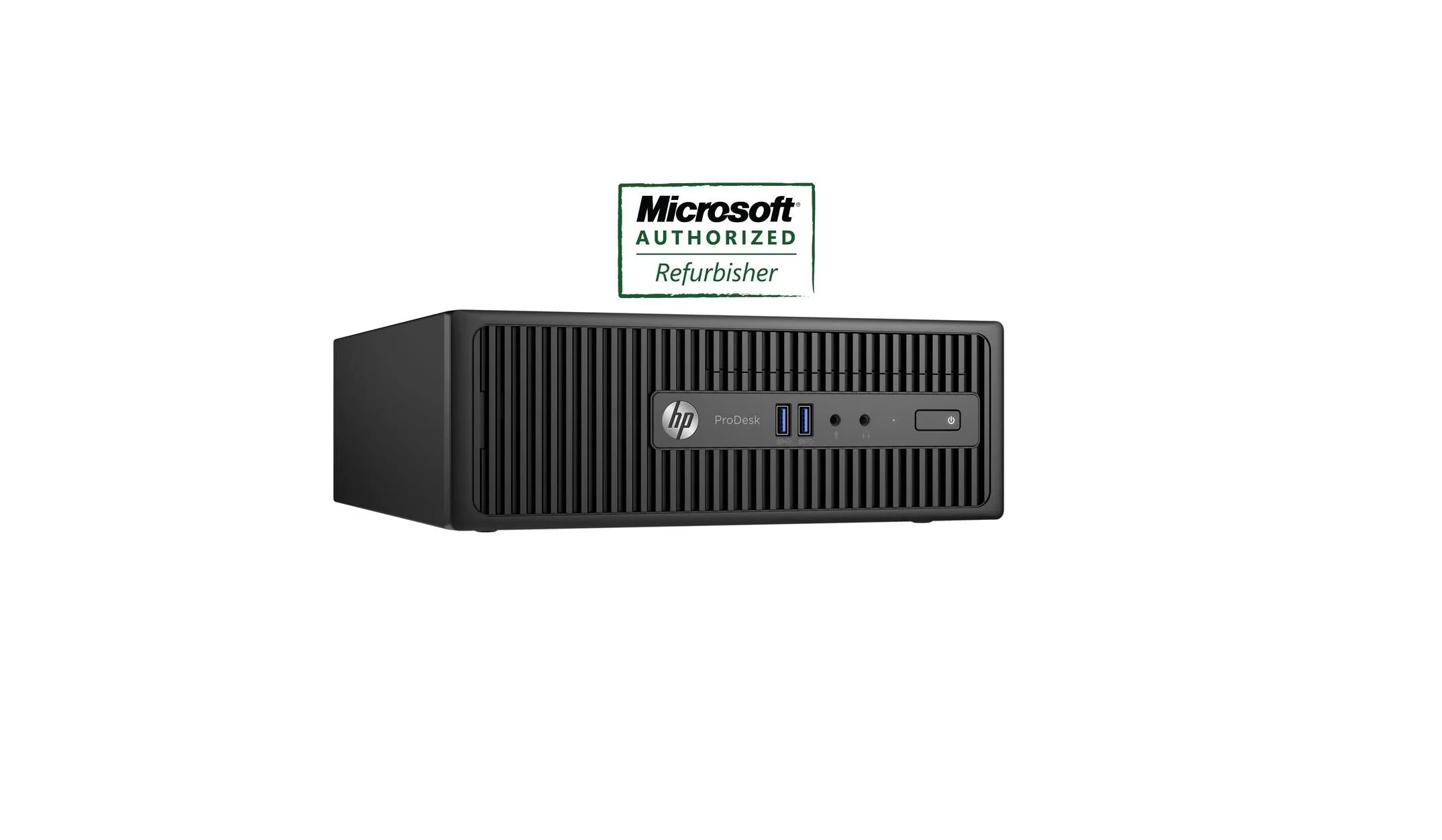 HP ProDesk 400 G3 SFF Desktop i5-6400 2.7GHz, 8GB RAM, 256GB Solid State Drive, Windows 10 Pro - Refurbished