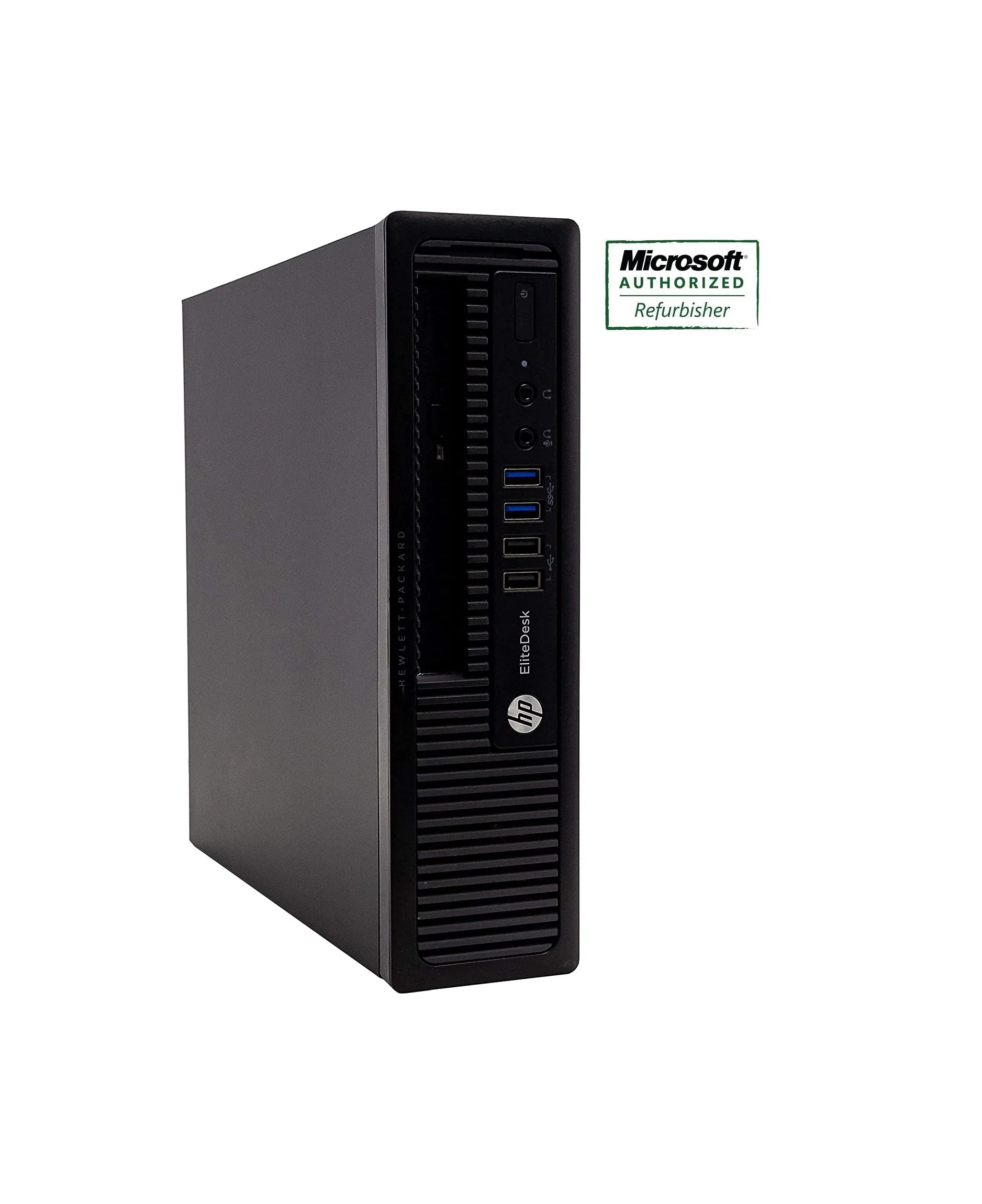 HP Elitedesk 800 G1 Ultra Slim Desktop i7-4770S 3.1GHz, 16GB RAM, 256GB Solid State Drive, Windows 10 Pro - Refurbished