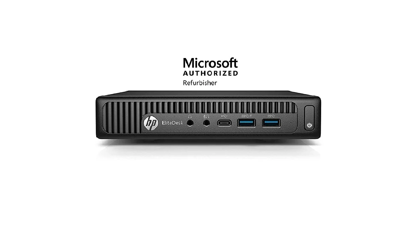 HP EliteDesk 800 G2 Mini Desktop i7-6700T 2.8GHz ,16GB RAM 512GB Solid State Drive Windows 10 Pro-Refurbished