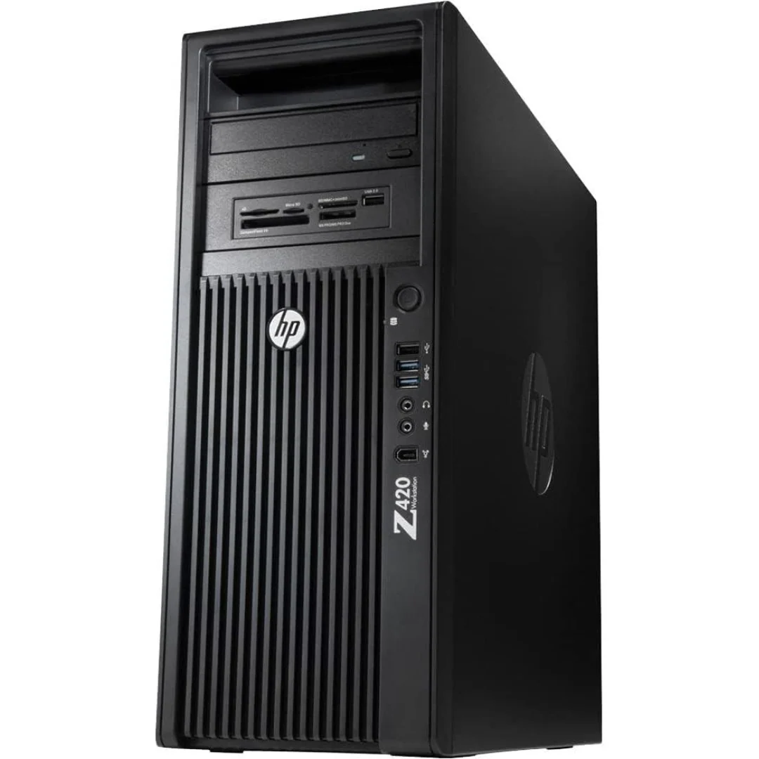 HP Workstation Z420 Tower Desktop Intel Xeon E5-1620 3.6 GHz 16GB 500GB HDD NO OS Pro Refurbished